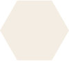 Hexagon Timeless Ivory mat 15x17