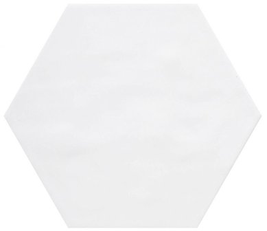Hexagon wandtegel Vodevil White 17,5x17,5 cm