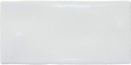 wandtegel Atlas White Brillo 7,5x15 cm