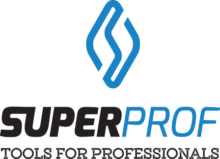 Spackmes SUPER PROF 0,7mm aluminium L = 480mm RVS met SUPERSOFT-handgreep 7x9x3mm getand