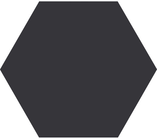 Hexagon Timeless Black mat 15x17