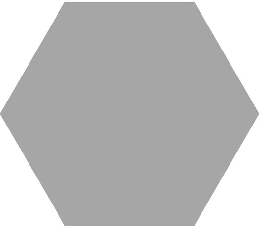 Hexagon Timeless Grey mat 15x17