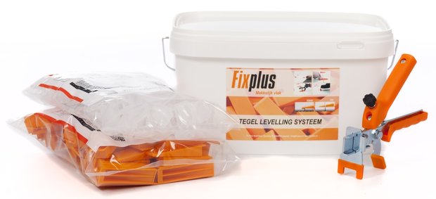 Fix Plus Tegel Levelling Starters Kit 250 PRO 1,5mm