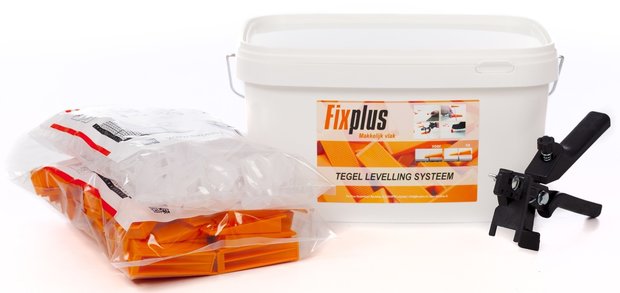 Fix Plus Tegel Levelling Starters Kit 250 BASIC 1mm