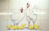 De betoverende schoonheid van Friese witjes en tegeltableaus met kippen De betoverende schoonheid van Friese witjes en tegeltableaus met kippen