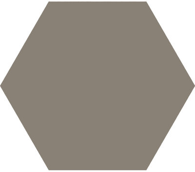 Hexagon Timeless Taupe mat 15x17