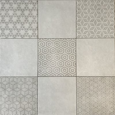 Wandtegel Kaza Decor Gris 20x20