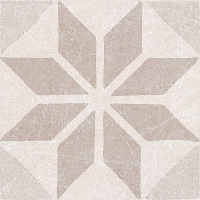 decortegel Materia Decor Star Ivory 20x20