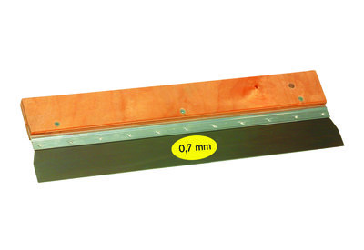 Gipsmes SUPER PROF 0,7mm B = 570mm RVS houten greep